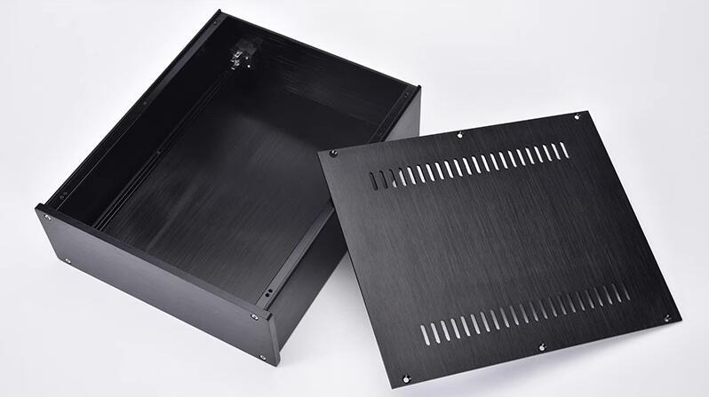2609KB All-Aluminum Audio Amplifier Chassis hifi preamp case power supply box headphone amplifier diy enclosure