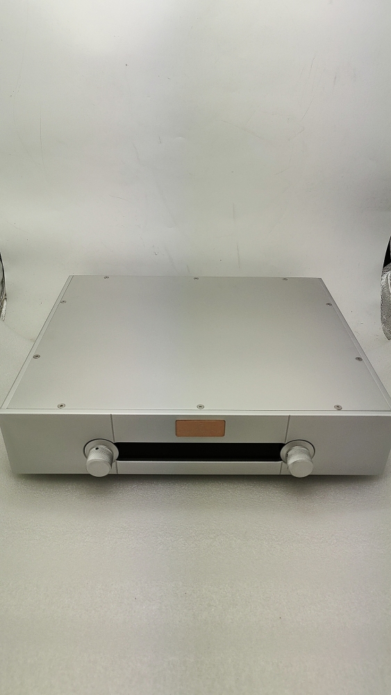 Full aluminum Goldmund chassis Passive preamplifier Relay remote control lossless volume control board RCA Balanced XLR