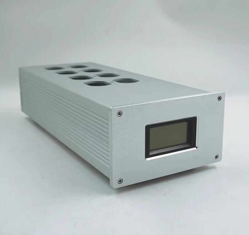126 All aluminum alloy American standard socket chassis HIFI DIY Power filter housing