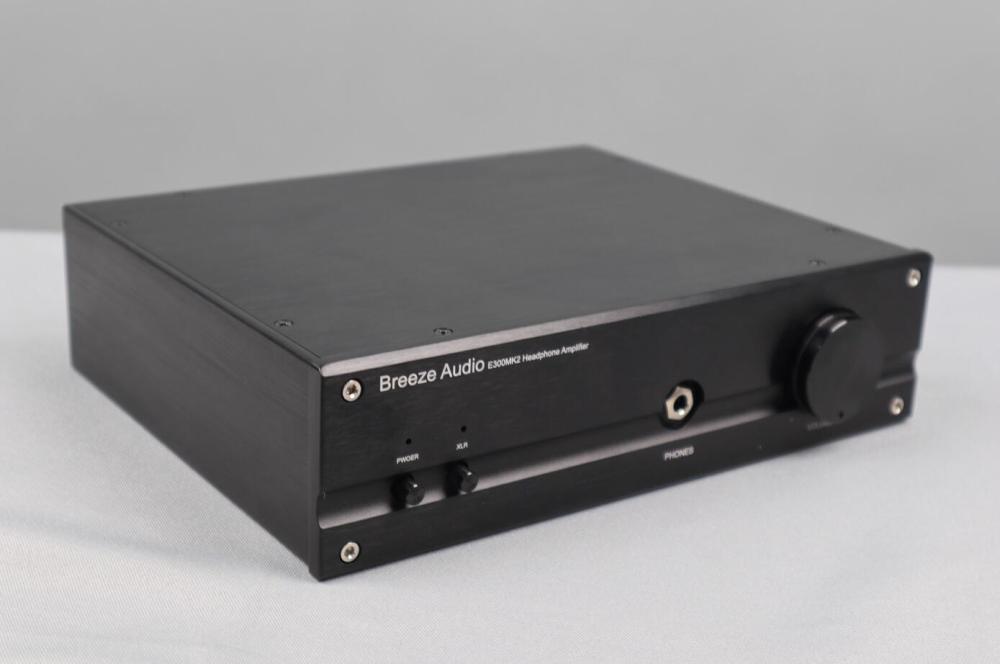2607B black aluminium alloy headphone amplifier chassis preamp hifi diy case tube amp box