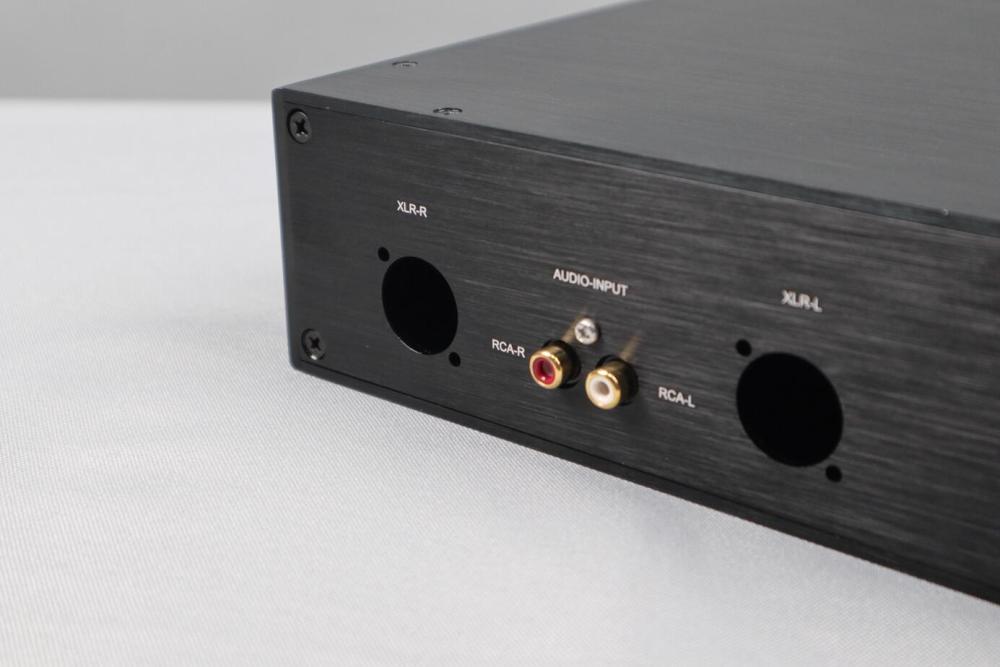 2607B black aluminium alloy headphone amplifier chassis preamp hifi diy case tube amp box