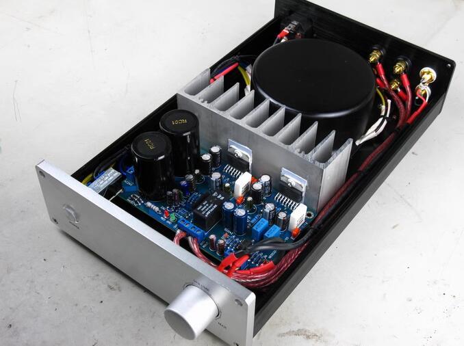 New 5532+7293 HIFI stereo 70W* 2 audio power amplifier With protective circuit