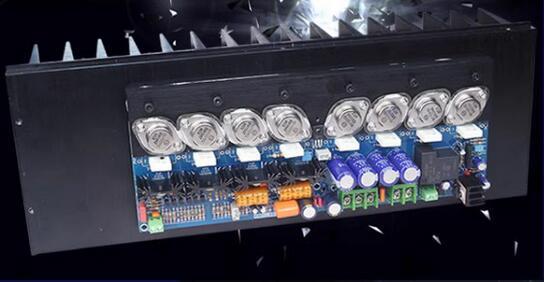 KSA100MKII circuit 100W*2 class A hifi diy stereo audio power amplifier with VU meter