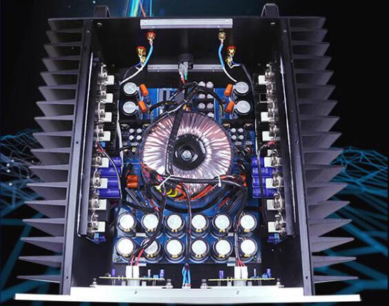 KSA100MKII circuit 100W*2 class A hifi diy stereo audio power amplifier with VU meter
