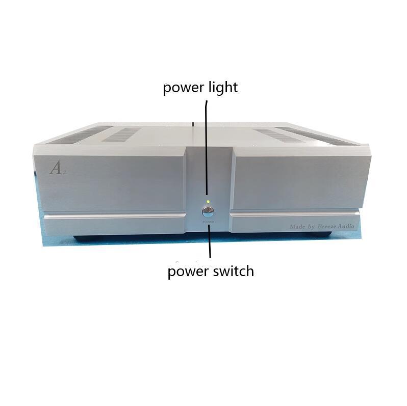 A2 class AB high-power stereo 170+170W hifi audio power amplifier Refer to Accuphase E405 circuit with balanced input