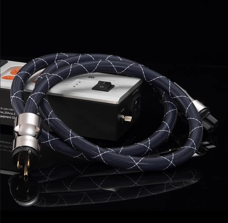 MUZISHARE MS-5000PW 1.8m American Standard Single crystal copper silver plating hifi Audio power cord