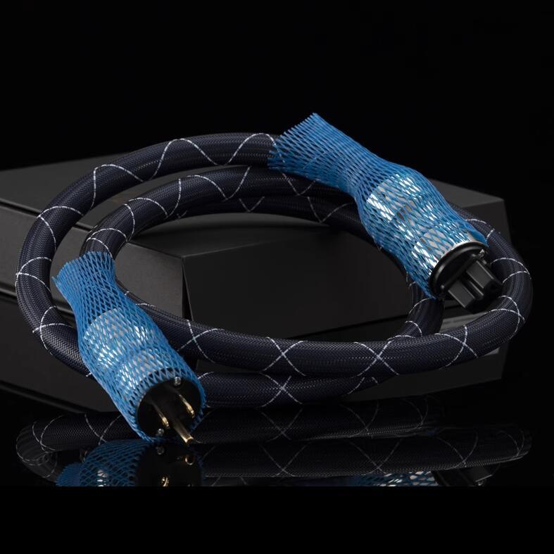 MUZISHARE MS-5000PW 1.8m American Standard Single crystal copper silver plating hifi Audio power cord