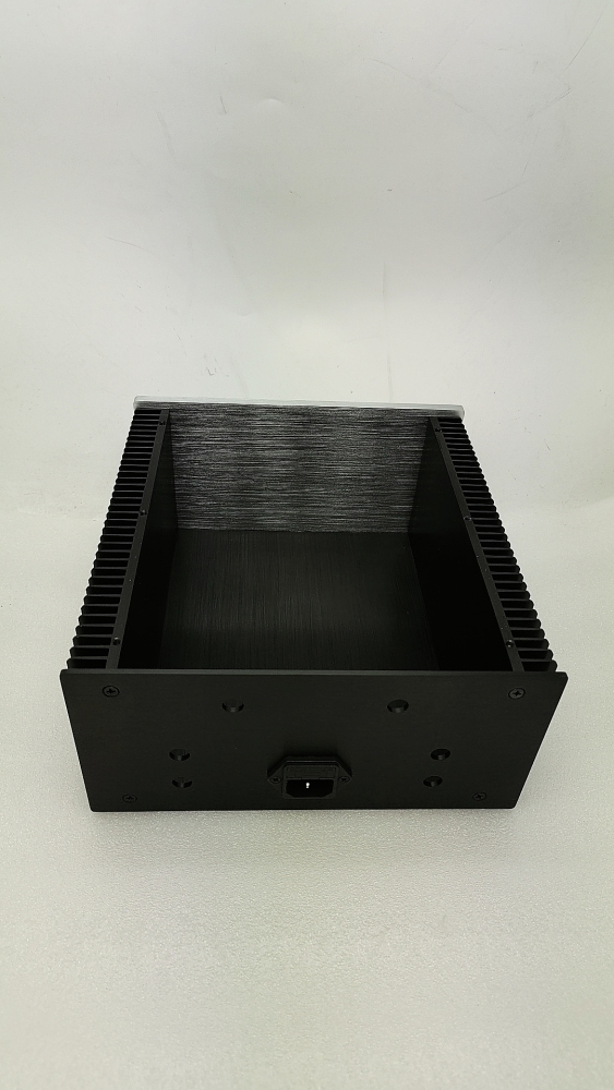 Aluminum Class A Power Amplifier Housing Audio Amp Chassis DIY Case 2412YH