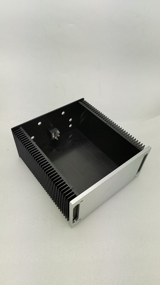 Aluminum Class A Power Amplifier Housing Audio Amp Chassis DIY Case 2412YH