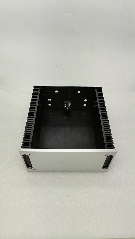 Aluminum Class A Power Amplifier Housing Audio Amp Chassis DIY Case 2412YH
