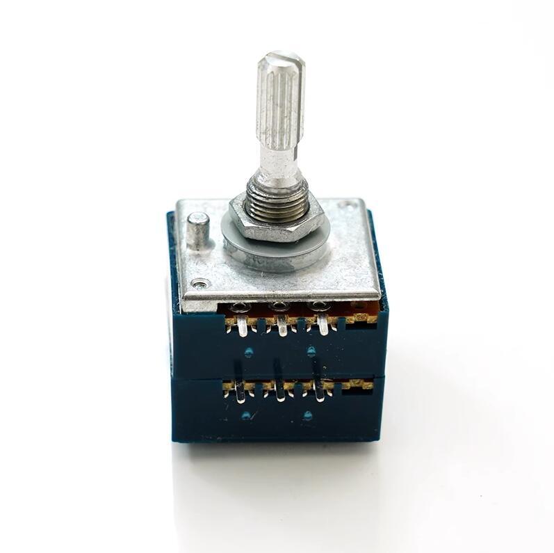 1PC 27-Type Potentiometer Japan ALPS Volume Potentiometer 10KAX2/ 20KAX2/ 50KAX2/ 100KAX2