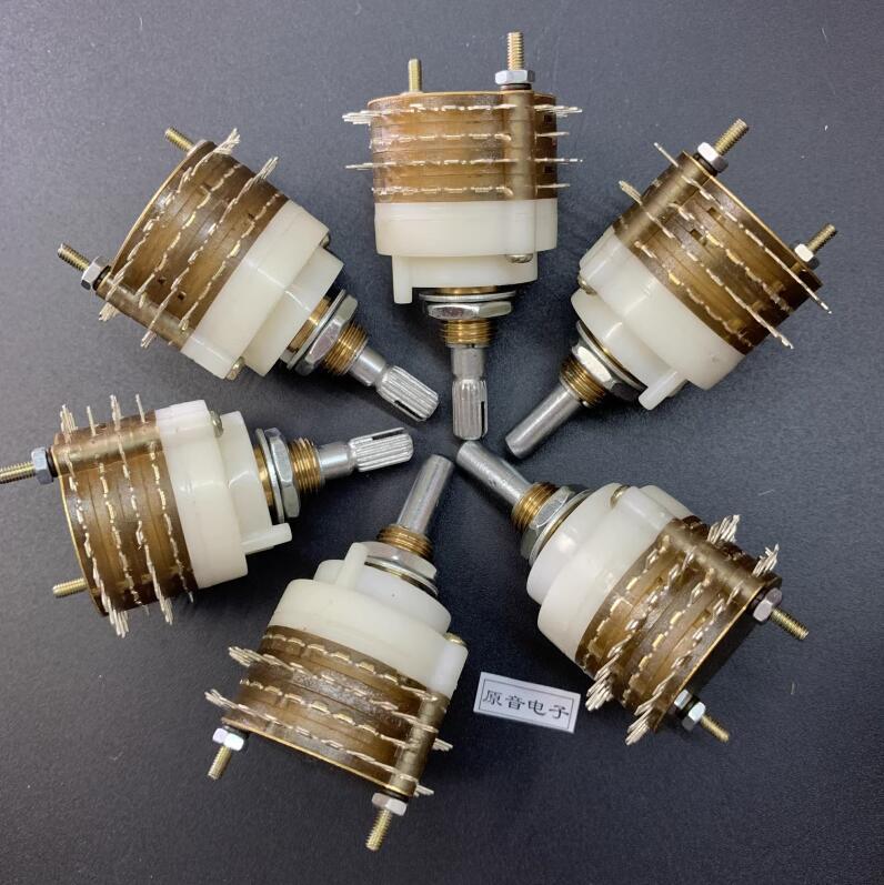 2X23 stepper switch can be assembled into a potentiometer with resistor