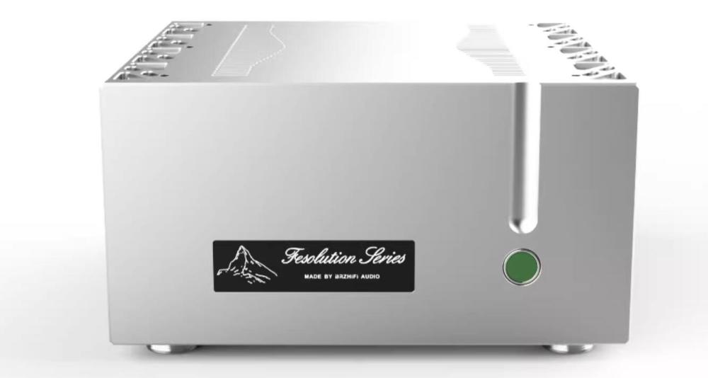 NEW silver full aluminum FM711MK2 power amplifier case audio amp DIY chassis boX with big heatsink 430*220*420mm
