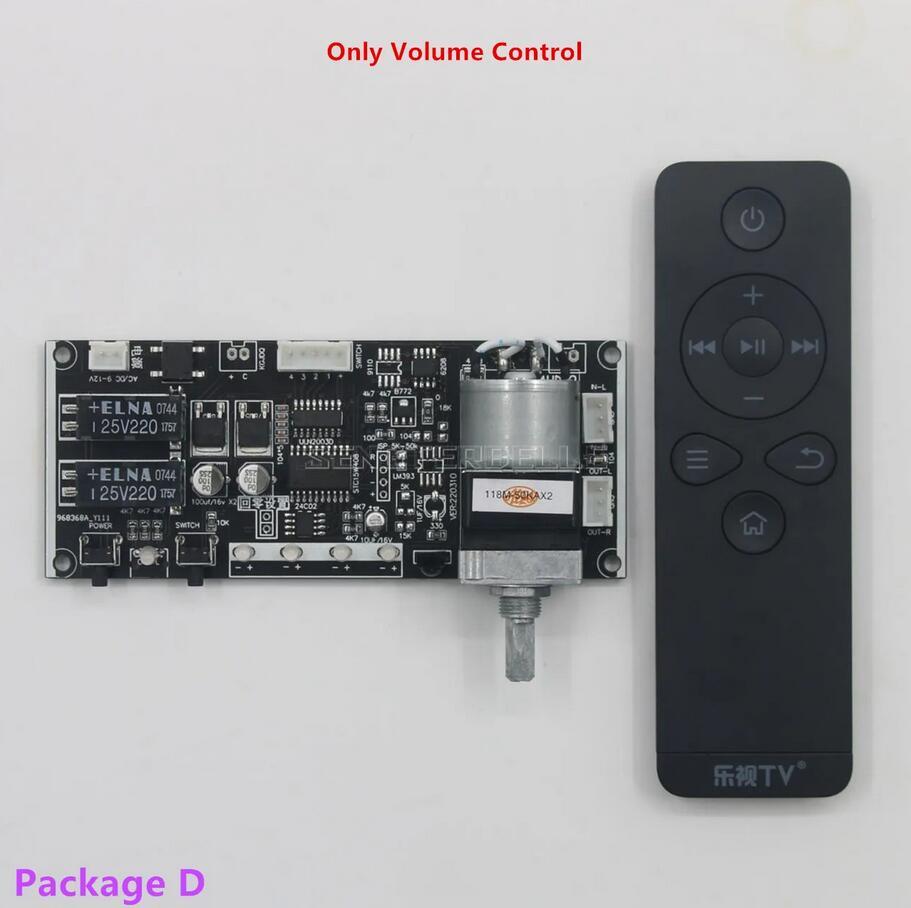 Intelligent Motor Volume Control Board Remote Control Preamplifier Audio Source Signal Selection Switch Board DIY