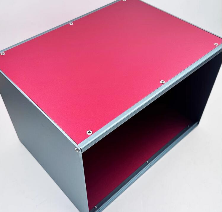 Full aluminum red Blank multi-purpose power supply housing split tube amplifier DIY chassis filter power box 230*250*336mm