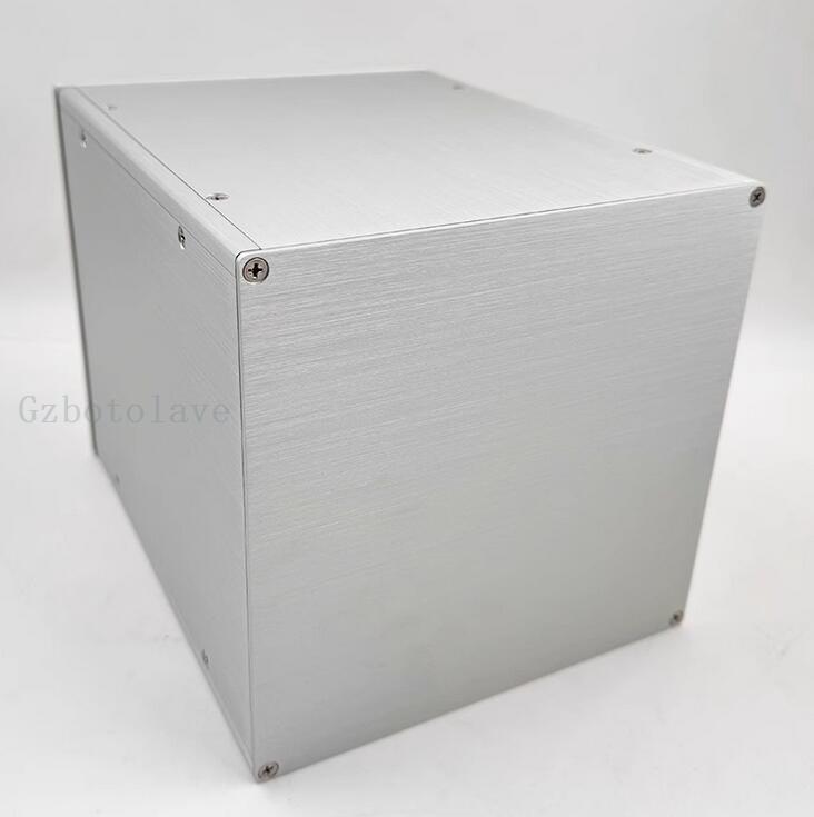 260 all aluminum alloy multi-purpose power filter housing 1p/2p air switch isolated case power amplifierchassis 206*206*260mm