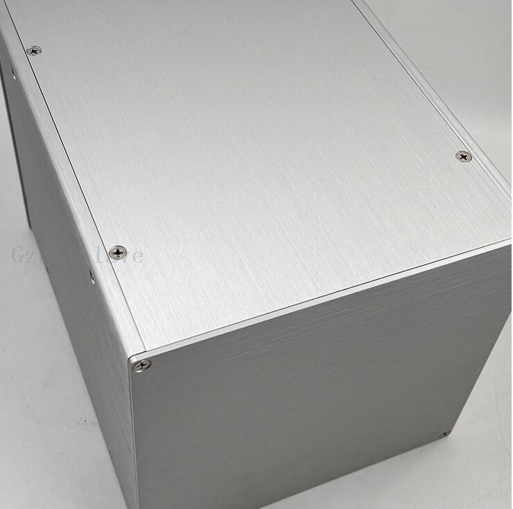 260 all aluminum alloy multi-purpose power filter housing 1p/2p air switch isolated case power amplifierchassis 206*206*260mm
