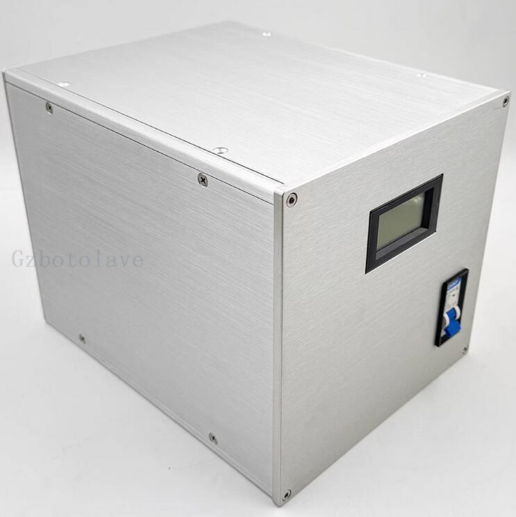 260 all aluminum alloy multi-purpose power filter housing 1p/2p air switch isolated case power amplifierchassis 206*206*260mm