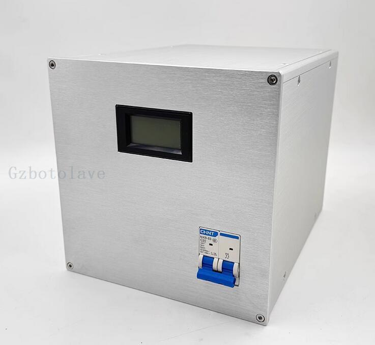 260 all aluminum alloy multi-purpose power filter housing 1p/2p air switch isolated case power amplifierchassis 206*206*260mm