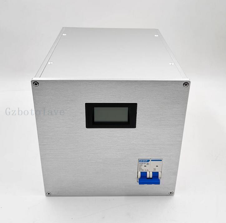 260 all aluminum alloy multi-purpose power filter housing 1p/2p air switch isolated case power amplifierchassis 206*206*260mm