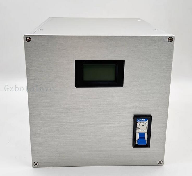 260 all aluminum alloy multi-purpose power filter housing 1p/2p air switch isolated case power amplifierchassis 206*206*260mm