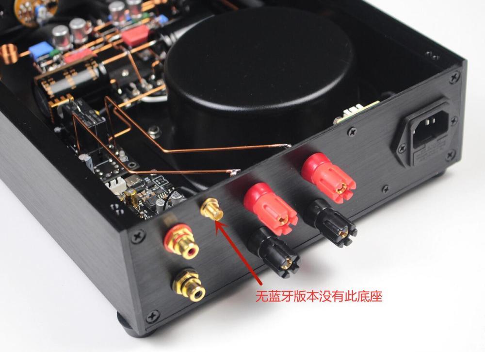 Latest new model TDA7293 pure manual scaffolding 100W*2power amplifier with double VU meter