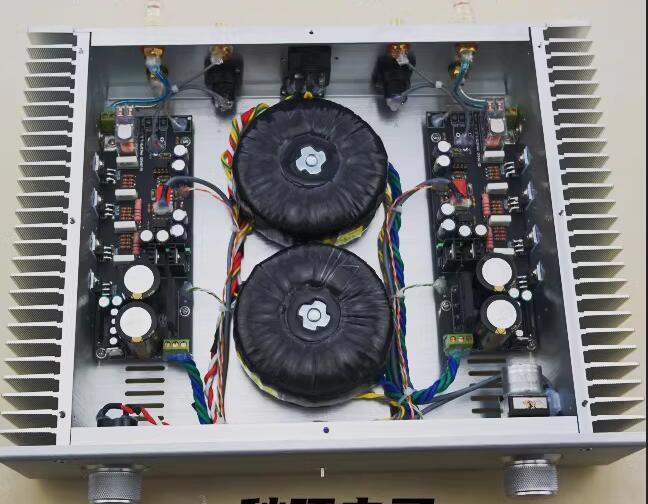Finished LM1875 Parallel Fully Balanced Home Audio Power Amplifier 2.0 Dual Channel 80Wx2 HiFi Sound Amplifier