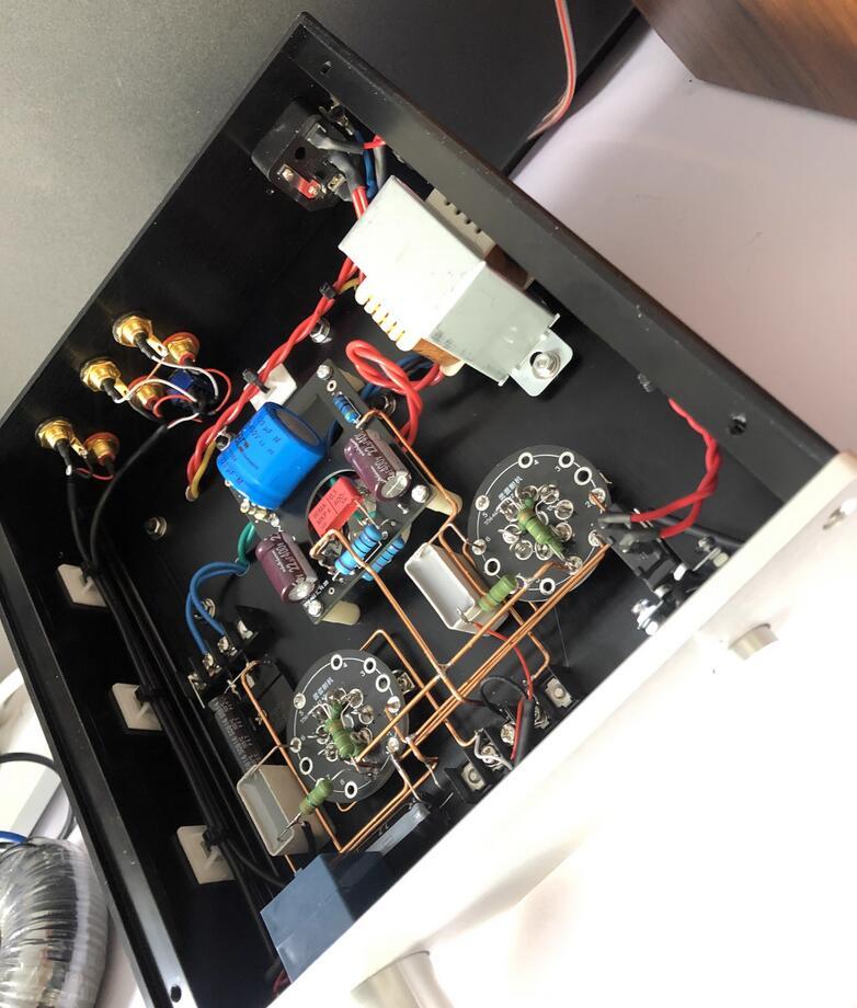 6N8P hifi Electron tube preamplifier SRPP circuit Handmade bridging production Can be replaced with 6SN7 electronic tubes