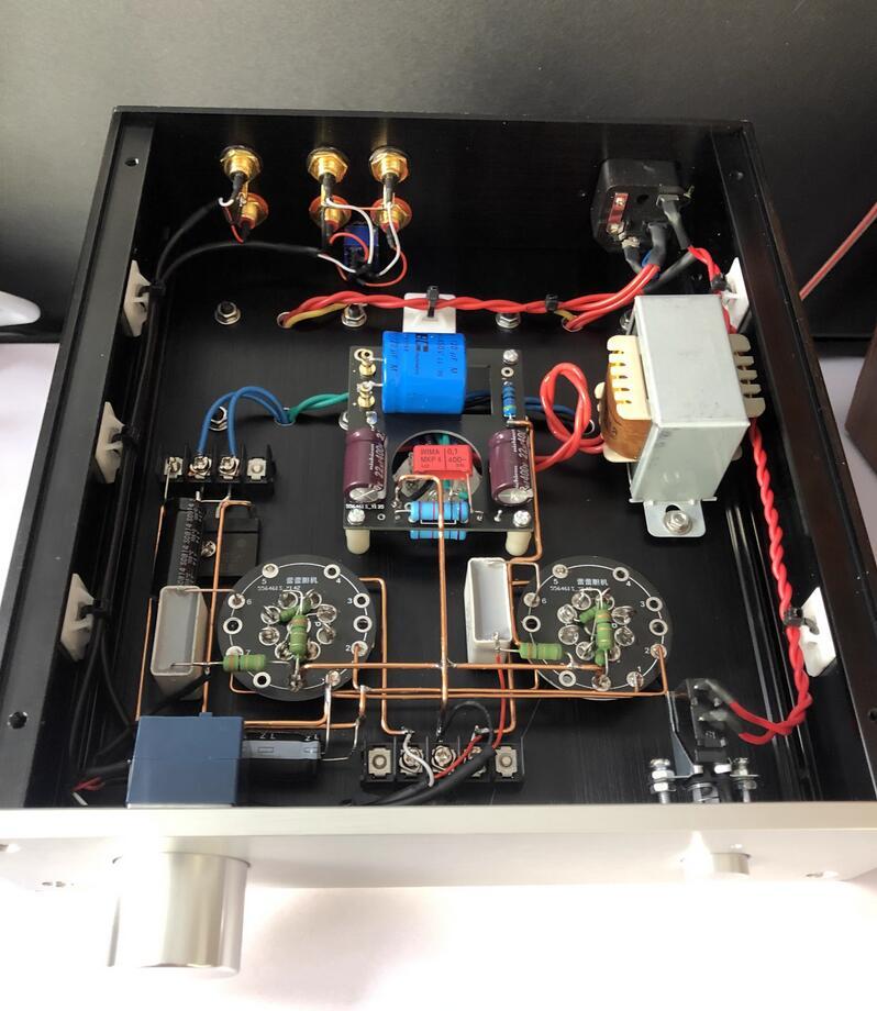 6N8P hifi Electron tube preamplifier SRPP circuit Handmade bridging production Can be replaced with 6SN7 electronic tubes