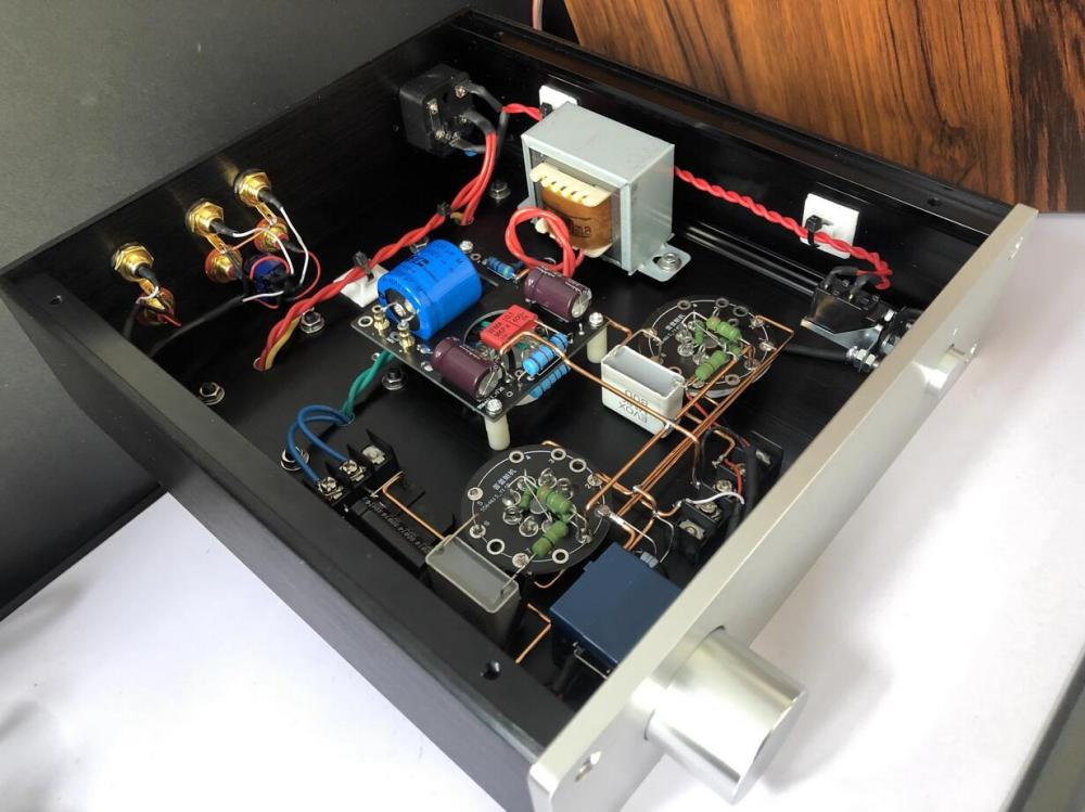 6N8P hifi Electron tube preamplifier SRPP circuit Handmade bridging production Can be replaced with 6SN7 electronic tubes