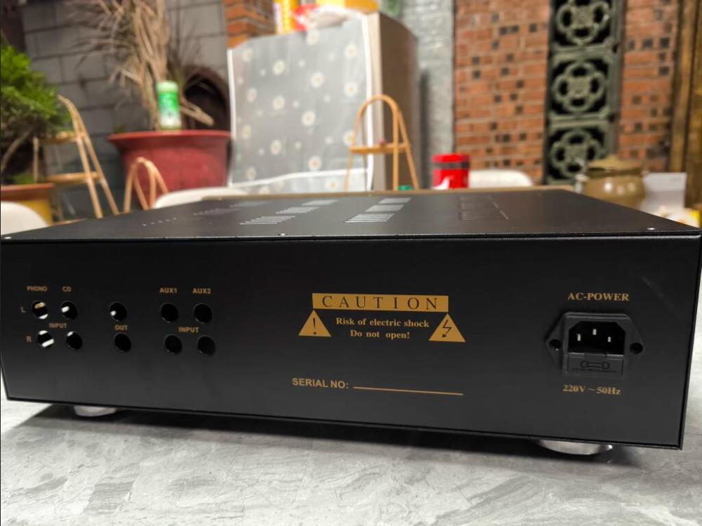 Kindo tube preamplifier DIY chassis Iron Shielding function power amplifier case with knobs 430x120x300mm