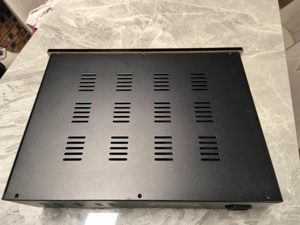 Kindo tube preamplifier DIY chassis Iron Shielding function power amplifier case with knobs 430x120x300mm
