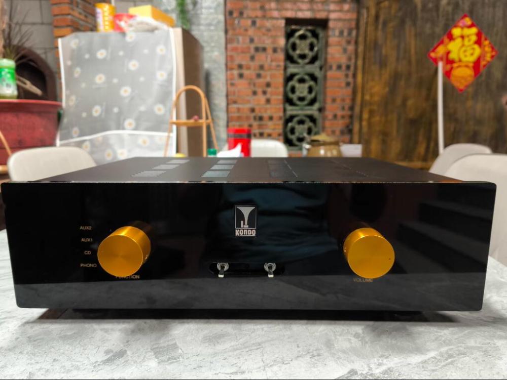 Kindo tube preamplifier DIY chassis Iron Shielding function power amplifier case with knobs 430x120x300mm