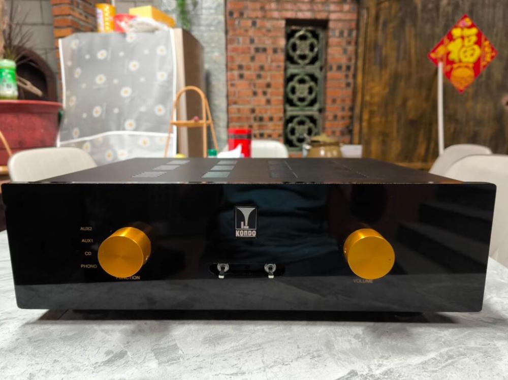 Kindo tube preamplifier DIY chassis Iron Shielding function power amplifier case with knobs 430x120x300mm
