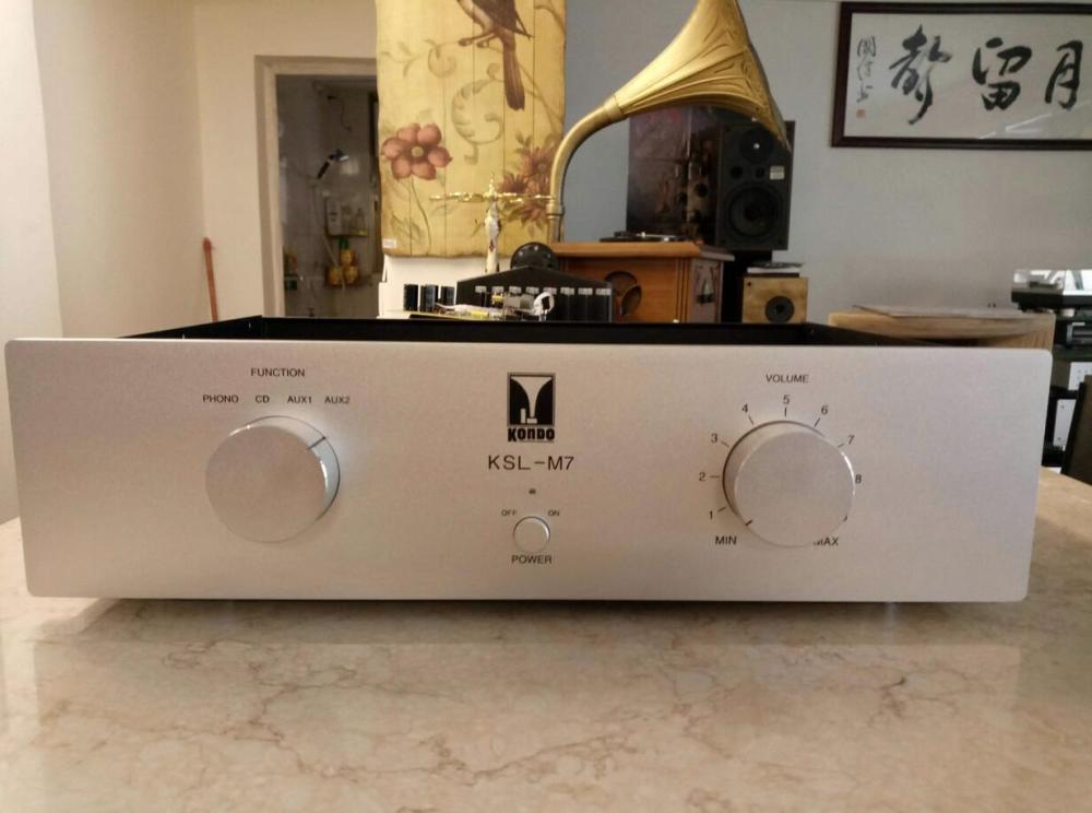 HiFi M7 Tube Preamplifier Chassis For Marantz 7 Preamp Board Enclosure 413x100x300mm