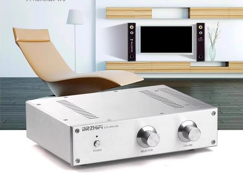 PA-49 hifi 180W+180W stereo Sanyo audio power amplifier with Accuphase preamp circuit bluetooth