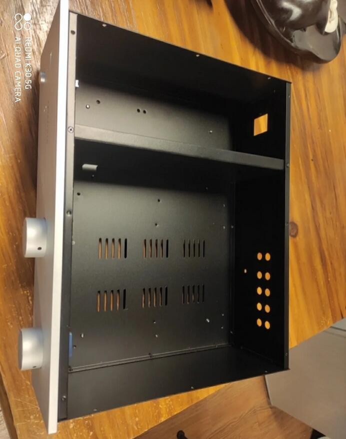 HiFi Amplifier Chassis Preamplifier Case Phono Box 430x140x330MM For KONDO M78 Preamp