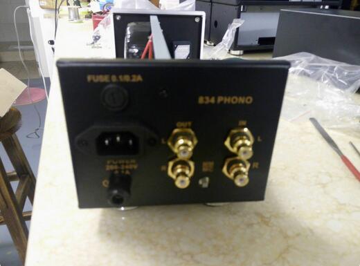 Engraving UK 834P HIFI diy Turntable amplifier Aluminum iron bonding chassis