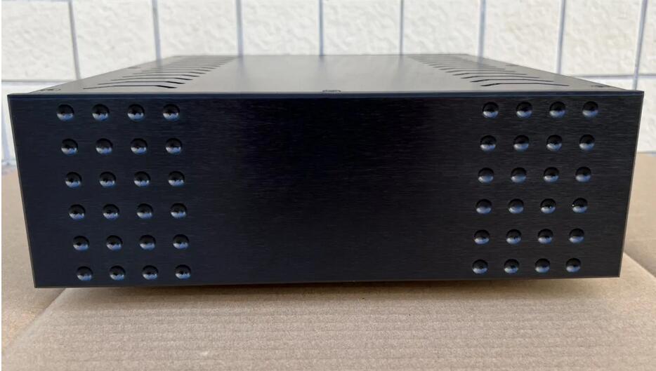 NEW beautiful Black Full Aluminum Power Amplifier Chassis amp DIY box 250*90*311MM