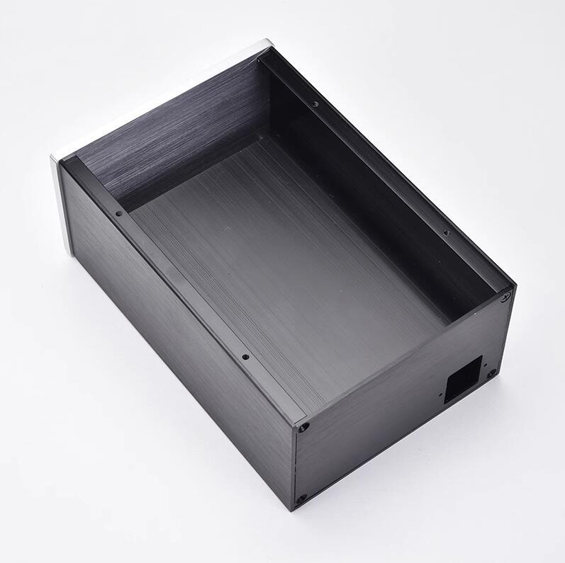 1710 double layer All-Aluminum Audio Amplifier Chassis DIY Preamp Case HIFI PSU Box