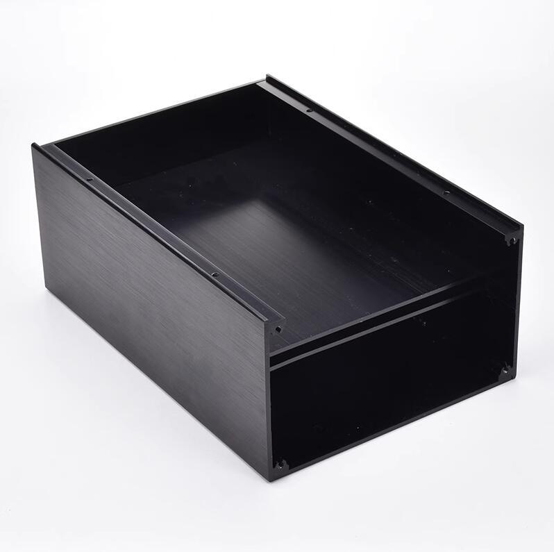 1710 double layer All-Aluminum Audio Amplifier Chassis DIY Preamp Case HIFI PSU Box