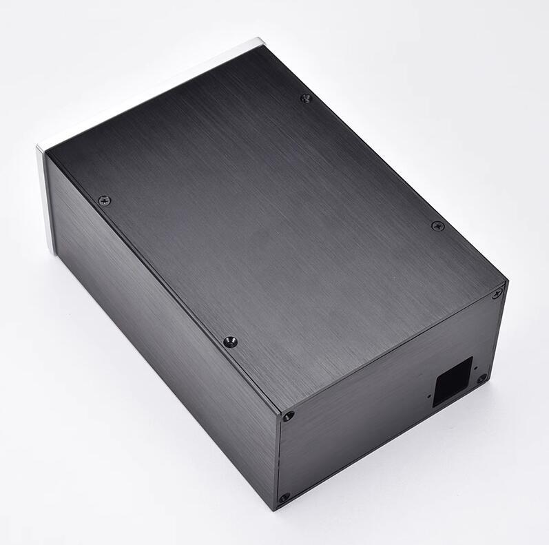 1710 double layer All-Aluminum Audio Amplifier Chassis DIY Preamp Case HIFI PSU Box