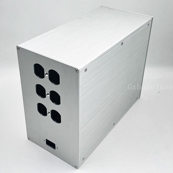 Vertical aluminum multi-purpose power supply housing solated power supply american standard socket DIY chassis