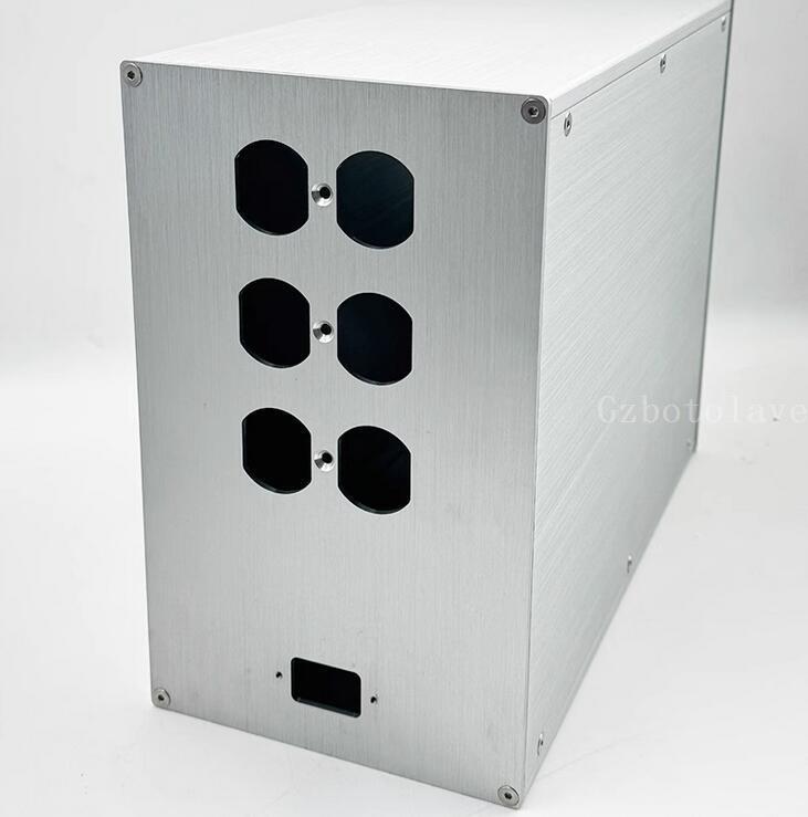 Vertical aluminum multi-purpose power supply housing solated power supply american standard socket DIY chassis
