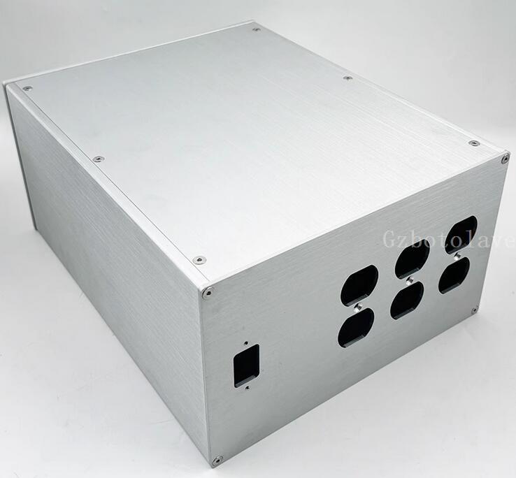 Vertical aluminum multi-purpose power supply housing solated power supply american standard socket DIY chassis