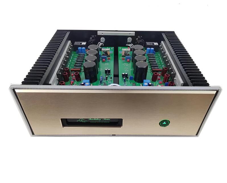 Y711NS HIFI 240W*2 stereo power amplifier Reference FM711MKII circuit Equipped with exposed radiator