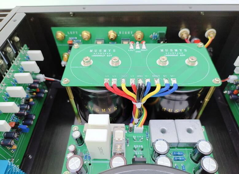 E406 HIFI class AB 180W*2 stereo audio power amplifier Reference Accuphase circuit with XLR input