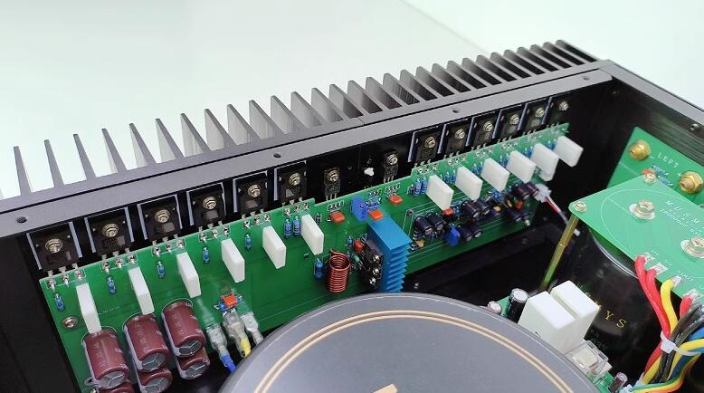 E406 HIFI class AB 180W*2 stereo audio power amplifier Reference Accuphase circuit with XLR input