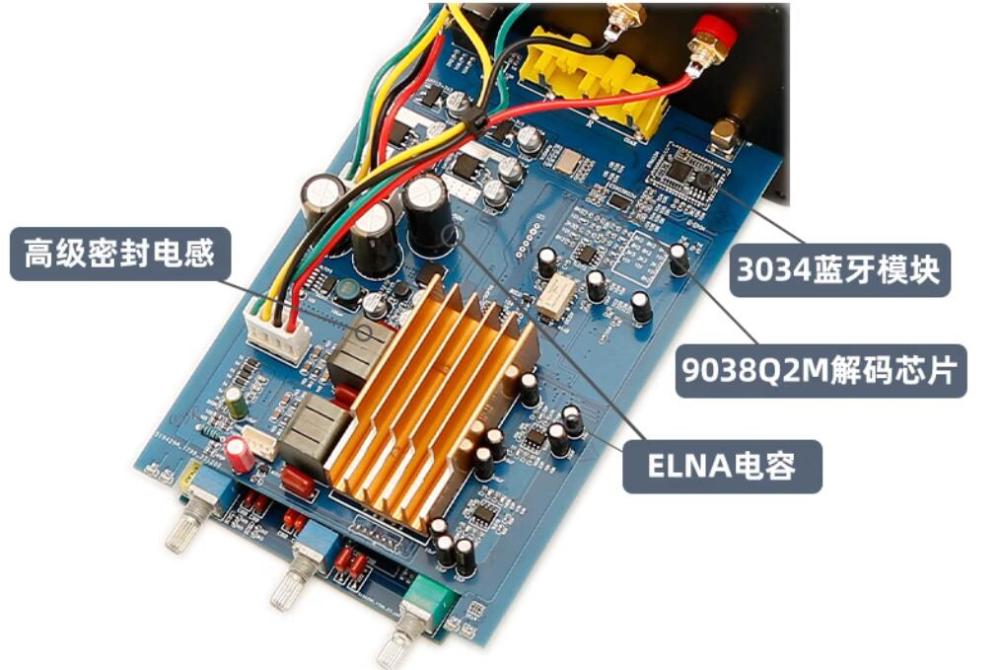 D325Max high-power TPA3255 retro mechanical pointer fiber optic coaxial Bluetooth 5.1 HIFI power amplifier ES9038Q2M decoding