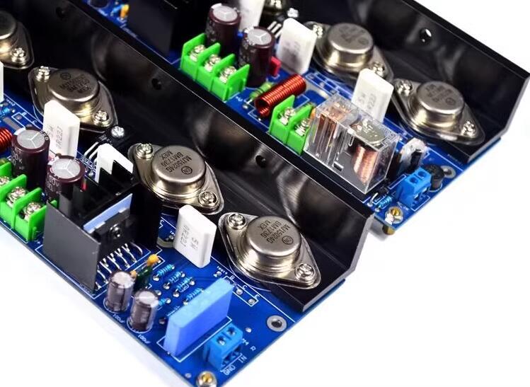 One pair Finished UPC-M4 HIFI stereo 180W audio power amplifier board Adjustable Class A